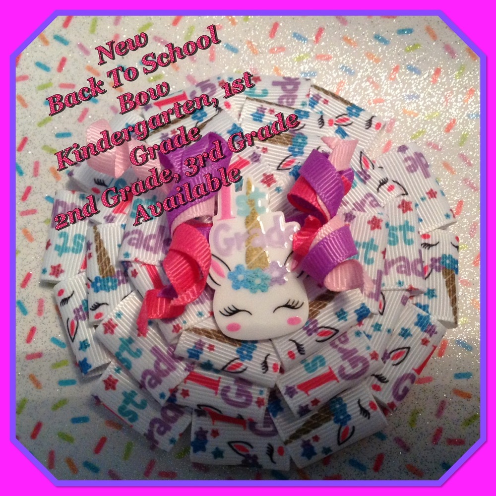 Handmade Girls Hair Bows
